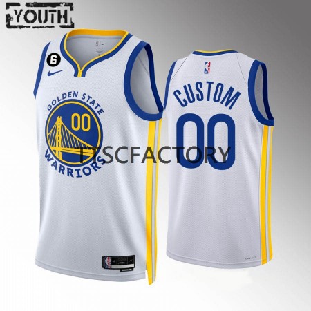 Dres Golden State Warriors Prilagođeni Nike 2022-23 Association Edition Bijela Swingman - Dječji